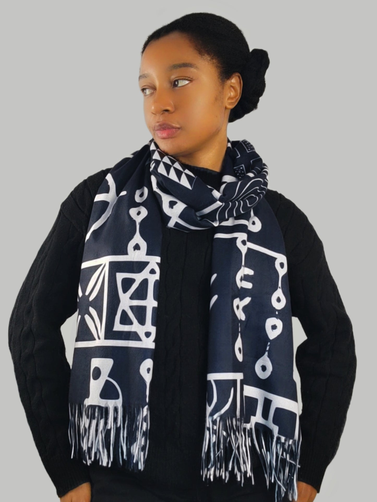 Écharpe en imitation de cashmere