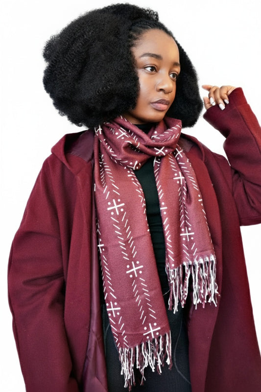 Écharpe Bordeaux