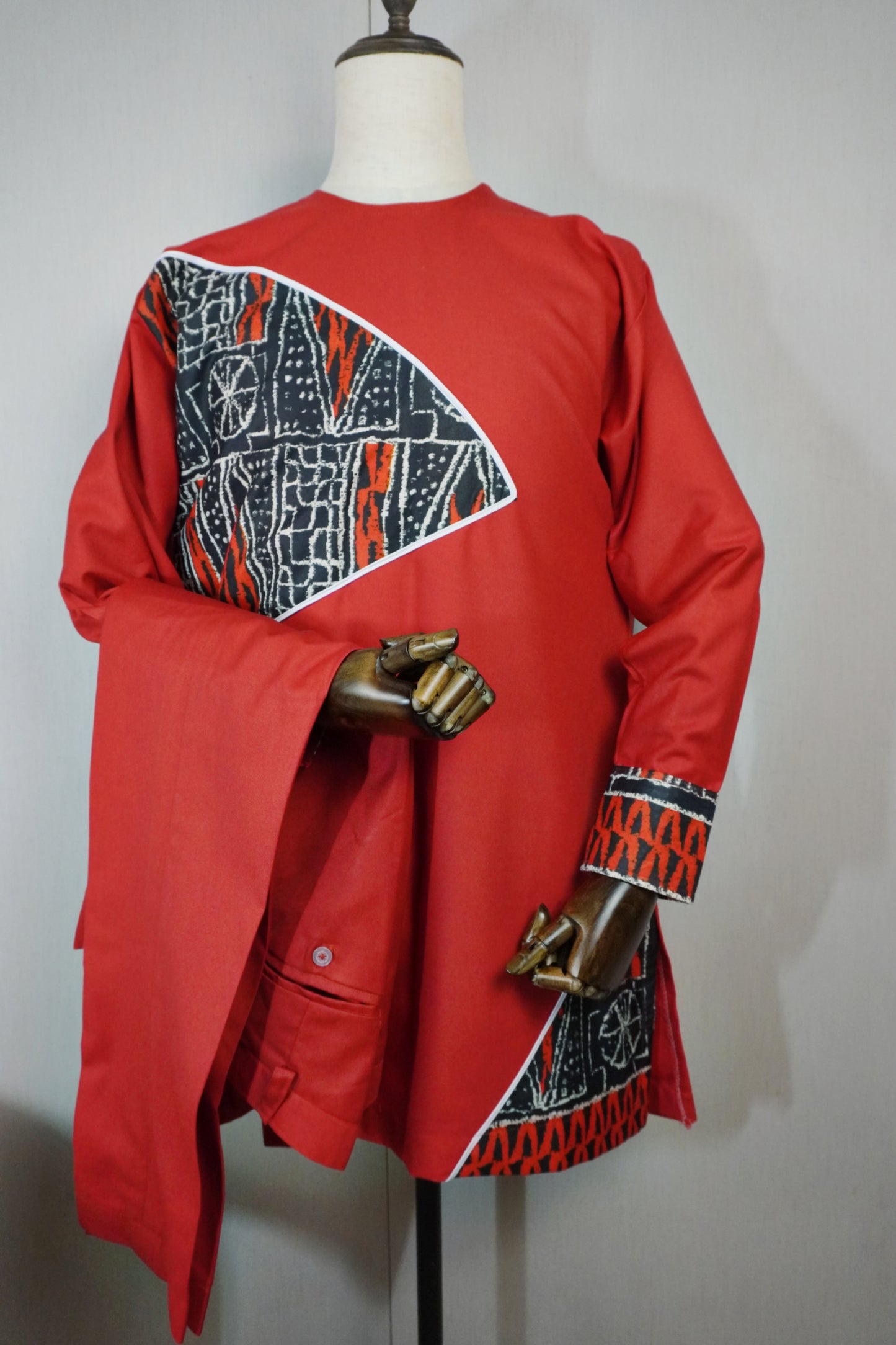 Ensemble Tunique Ndop rouge