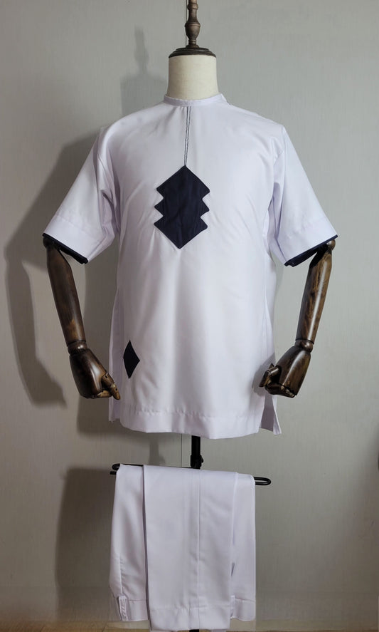 Ensemble Tunique BLANC ÉPURÉ