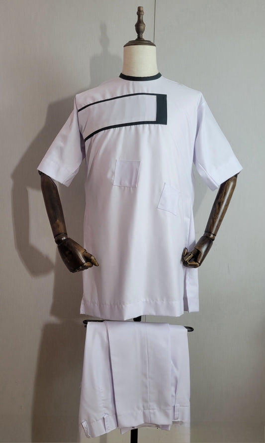 Ensemble Tunique BLANC ÉPURÉ