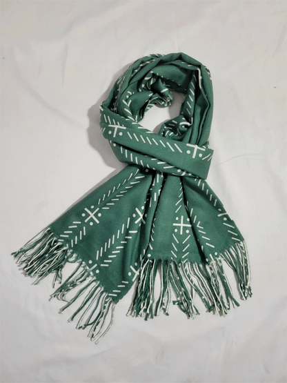 écharpe  vert