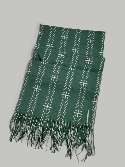 écharpe  vert