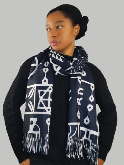 Écharpe en imitation de cashmere