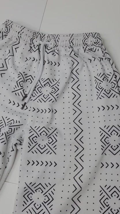 Pantalon Bogolan blanc